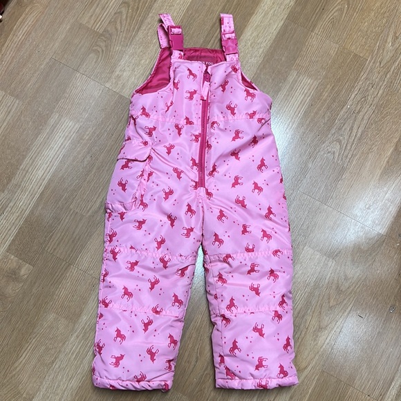 London Fog Unicorn Snow Bib & Gerry Fleece lined Jacket EUC - Picture 4 of 8